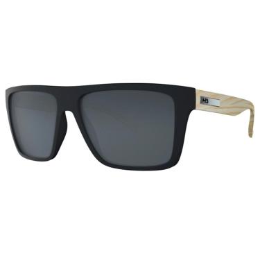 Imagem de Óculos de Sol Floyd Matte Wood Gray Lenses HB-Masculino