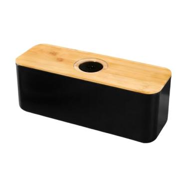 Imagem de SiaBiced Caixa de pão com tampa e tábua de corte, recipiente para guardar pão na da cozinha, ideal para pães caseiros, torradas e lanches, Tampa Do Buraco Negro