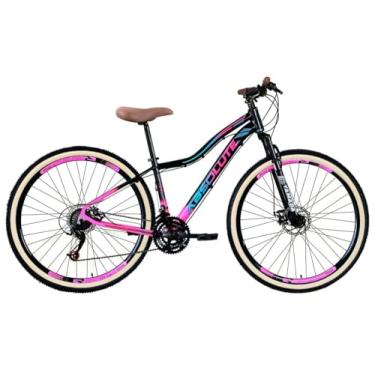 Imagem de Bicicleta Aro 29 Feminina Absolute Hera MTB 24V Suspensão 80mm Alumínio 6061 Freio a Disco Hidráulico,17,Preto Rosa