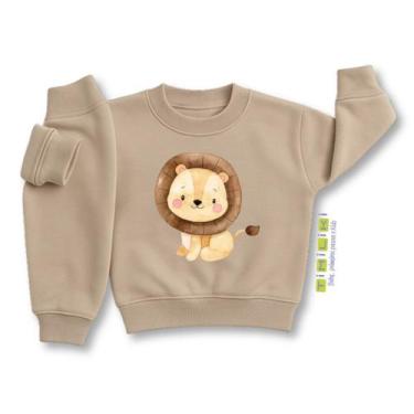 Imagem de Conjunto de Moletom Infantil Flanelado de Frio Unissex Roupa de Invern