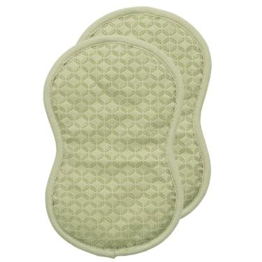 Imagem de All-Clad Suporte de panela premium: resistente ao calor até 500 graus - 100% algodão, almofada quente de 25 x 20 cm para cozinha e churrasco, pacote com 2, erva-doce