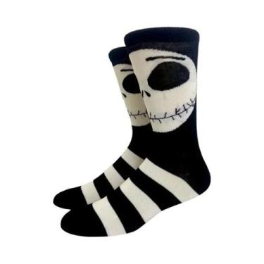 Imagem de Meias Longas Masculinas Com Personagens De Desenho Animado Confortávei