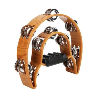 Imagem de simhoa Pandeiro de Duas Fileiras - Instrumento de Percussão - Iluminação Musical - Partes de Bateria