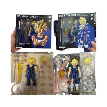 Imagem de Bonecos De Ação Anime Dragon Ball SHF Super Saiyan SSJ Majin Vegeta Co