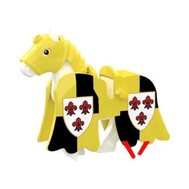 Imagem de Figuras De Soldados Cavaleiros Medievais Com Armaduras E Cavalos De Gu