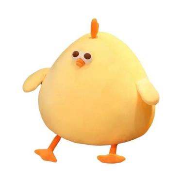 Imagem de Almofada De Pelúcia Frango Gordinho Macia E Fofa, Almofada De Pescoço 