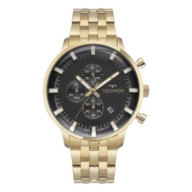 Imagem de Relógio Technos Masculino Ref: Js15enq/1p Cronógrafo Dourado