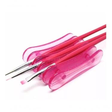 Imagem de Grade Pincéis Unhas Porta Acessório Suporte Pincel Acrigel