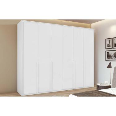 Imagem de Guarda Roupa 6 Portas E 6 Gavetas Imperatore Branco - Lopas