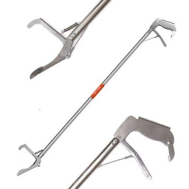 Imagem de Pinção Gancho apanhador cobras, serpentes e outros répteis em aço inox