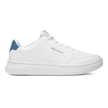 Imagem de Tênis Casual West Coast Sunset Masculino Branco e Azul-Masculino