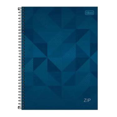 Imagem de Caderno Espiral Universitário Zip 10 Matérias Azul - Tilibra