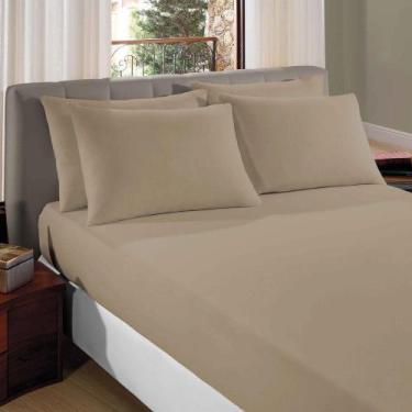 Imagem de Lençol Solteiro Liverpool com Elástico Avulso 1 Peça Tecido Malha Fio 