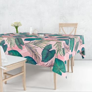 Imagem de Toalha De Mesa Retangular 6 Lugares Tecido Oxford Folhagens Diversas V