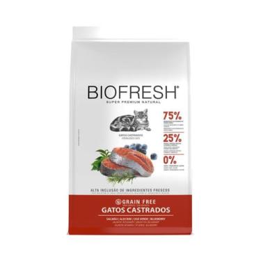 Imagem de Ração Biofresh Para Gatos Castrados Sabor Salmão 1,5kg