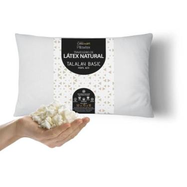 Imagem de Travesseiro TALALAY BASIC ALTO - LATEX placa/flocos - Latex Foam