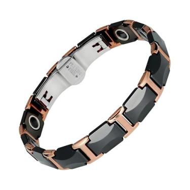 Imagem de Pulseira De Cerâmica Premium Unissex Com Design De Lua Crescente ARADO