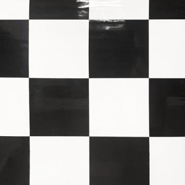 Imagem de Piso Vinílico Colado Manta 54m2 - Preto/Branco - Bello Piso