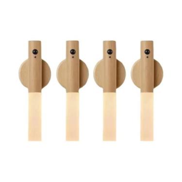 Imagem de Luz Noturna LED Com Sensor De Carregamento USB, Lâmpada De Parede Inte