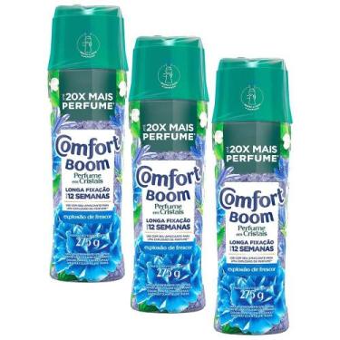 Imagem de Kit 3 Odorizante de Roupas Comfort Boom Perfume em Cristais Explosão d