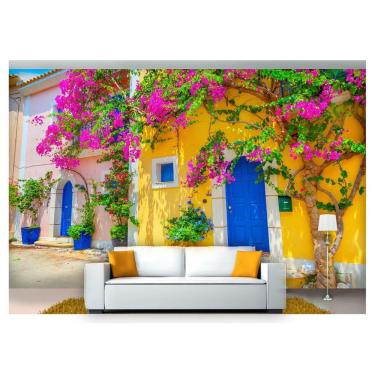 Imagem de Papel De Parede Cidade Antiga Rua Européia 3D Cda19