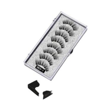 Imagem de Cílios Magnéticos 3D Com Aparência Natural, 5 Cílios Reutilizáveis, Cí