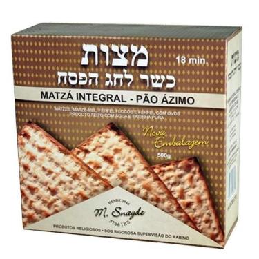 Imagem de Pão Ázimo Integral Matzá 500g - Matza