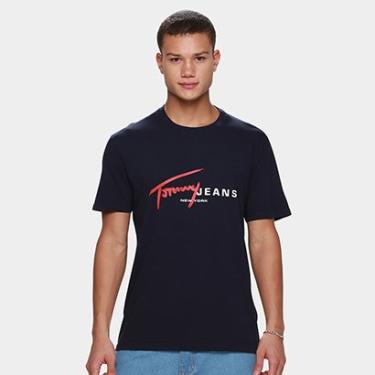 Imagem de Camiseta Tommy Jeans Singtr Dna Masculina-Masculino