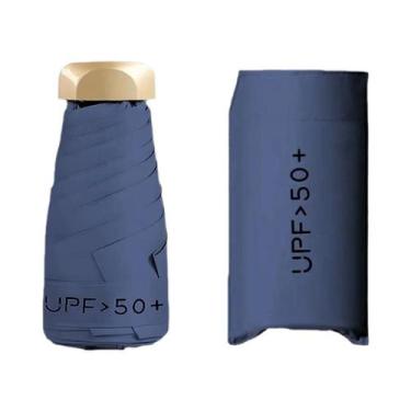 Imagem de Guarda-chuva Mini Ultra Leve Para Mulheres, Dobrável Em Cinco Partes, 