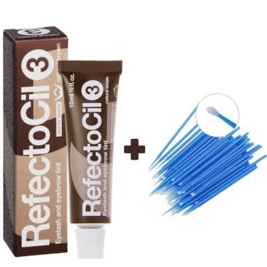 Imagem de Coloração Tintura Refectocil Castanho Natural Marrom 3.0 de Sobrancelh