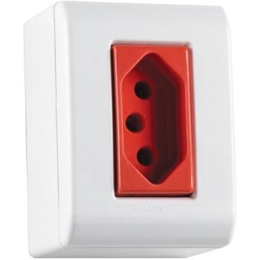 Imagem de Caixa de Sobrepor Lizflex com 1 Tomada 2p+t de 20 Ampères E 250 Volts 