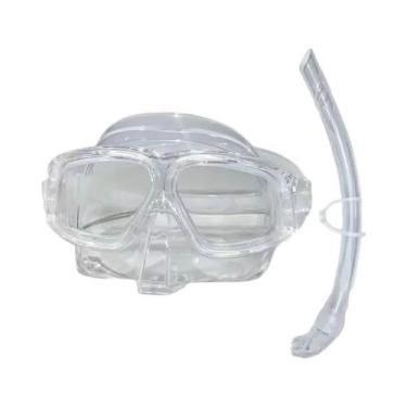 Imagem de Conjunto De Máscara Antiembaçante De Baixo Volume Para Freediving Com 