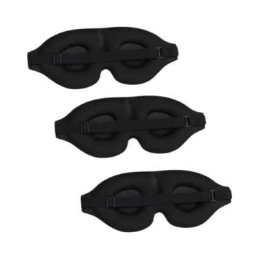 Imagem de Máscara De Dormir 3D Ajustável Com Almofada Macia, Bloqueio De Luz E D