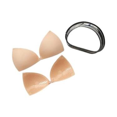 Imagem de Sutiã De Silicone Invisível Sem Alças Com Efeito Push up Para Mulheres