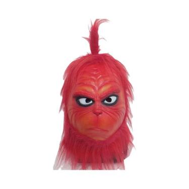 Imagem de Máscara De Monstro Verde Com Pelos Para Cosplay, Máscara De Halloween 