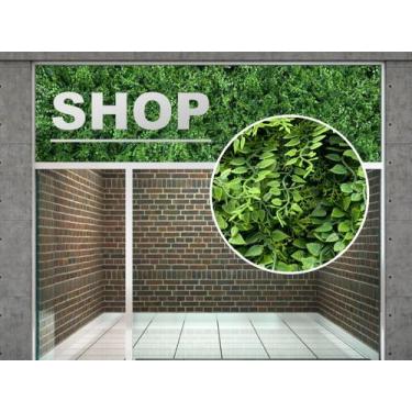 Imagem de 6 Placas Artificiais com folhagens Premium UV para Jardim Vertical per