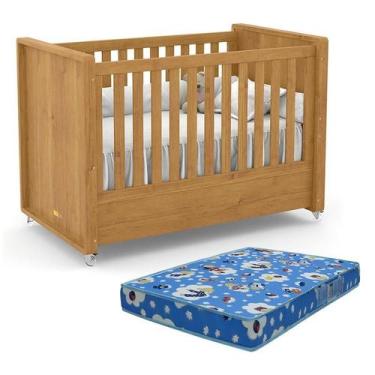 Imagem de Berço Americano Tutto New Freijó e Colchão Baby Physical - Matic Móvei