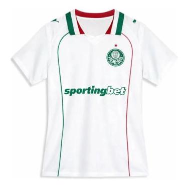 Imagem de Camiseta Palmeiras Branca E Verde 2026 Futebol - Nacional, Branco, G1