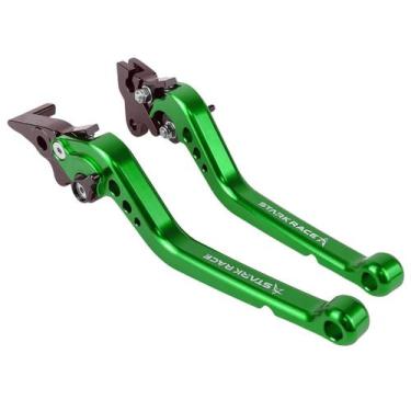 Imagem de Manete Esportivo Longo Stark Moto Honda Cb300 Cb 300 - NoBrand, Verde