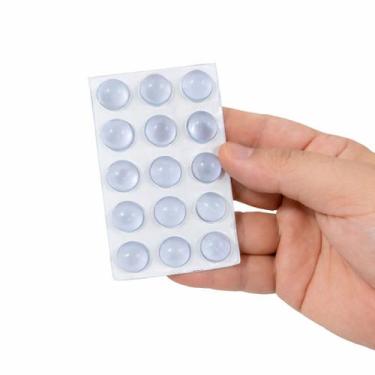 Imagem de Kit 15 Protetor Silicone Anti Impacto Pingo Gota 14mm Silencia Amortec