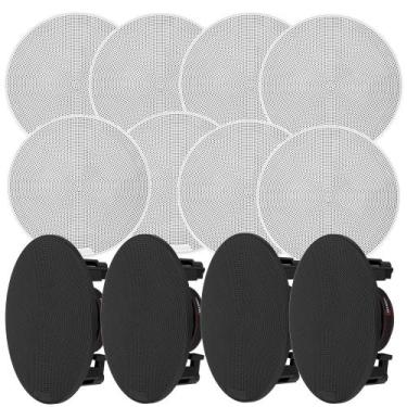 Imagem de COMP Kit Arandela 6" Branca e Preta 40 Watts RMS Taramps 4 e 8 Ohms