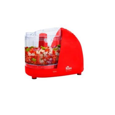 Imagem de Mini Processador de Alimentos 500mL Vermelho 120W Kian 127V