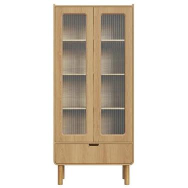 Imagem de Cristaleira 2 Portas 180X80 cm Pes Madeira Maciça 28105 Artesano, Hano