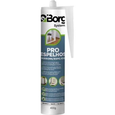 Imagem de Adesivo Fixa Espelho Em Poliuretano 400 G Branco Qborg Pro Espelhos