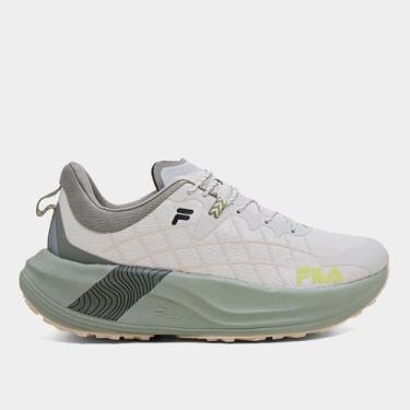Imagem de Tênis Fila Racer Skytrail Feminino, Creme, Verde, 34
