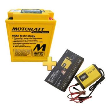 Imagem de Bateria Motobatt Mb12u 15ah Yamaha Tenere 600 Yb12ala + Brinde Carrega