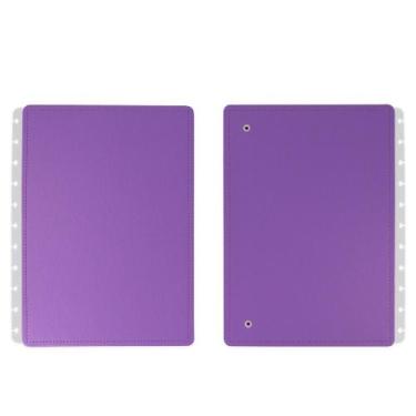 Imagem de Capa e Contracapa Caderno Inteligente Grande All - Cores, Roxo