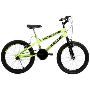 Imagem de Bicicleta Infantil Aro 20 Colli Max Boy - Amarelo Neon Freio V-Brake, 