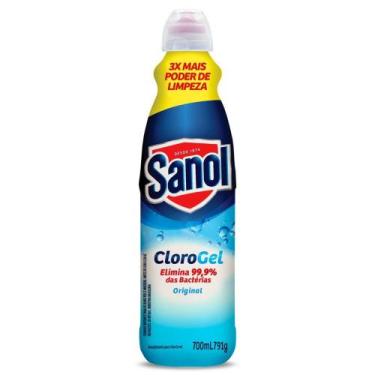 Imagem de Limpador Desinfetante Clorogel Sanol Original 700ml