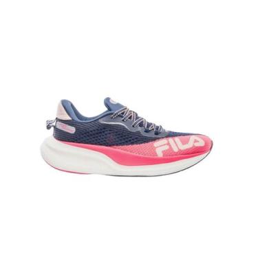 Imagem de Tênis Feminino Fila 1243490 Racer Speedzone, Marinho, Branco, Rosa, 37